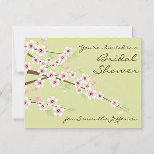Spring Green Custom Bridal Dusche Einladung