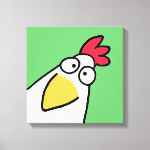 Spring Green ernstes CHICKEN von Sandra Boynton Leinwanddruck