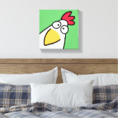 Spring Green ernstes CHICKEN von Sandra Boynton Leinwanddruck (Insitu (Schlafzimmer))