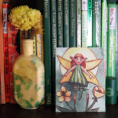 Spring Green Fairy Feiertagspostkarte