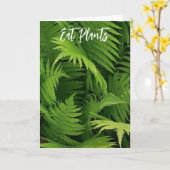 SPRING GREEN FERN FOTO GREETCARD KARTE (Gelbe Blume)