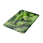 Spring Green Ferns Badematte (Schrägansicht)