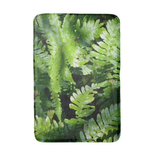 Spring Green Ferns Badematte (Vorderseite Vertikal)