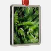 Spring Green Ferns boho botanisch Ornament Aus Metall (Rechts)