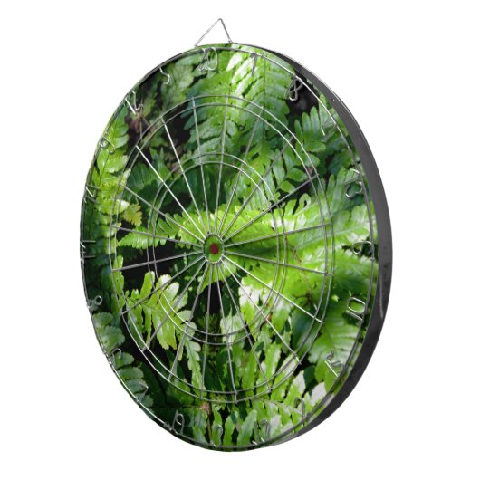 Spring Green Ferns Dartscheibe (Vorderseite rechts)
