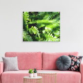 Spring Green Ferns Leinwanddruck (Insitu (Wohnzimmer))