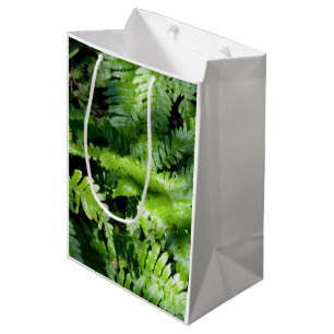 Spring Green Ferns Mittlere Geschenktüte