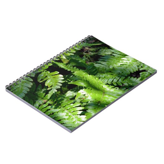 Spring Green Ferns Notizblock (Linke Seite)