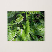 Spring Green Ferns Puzzle (Horizontal)