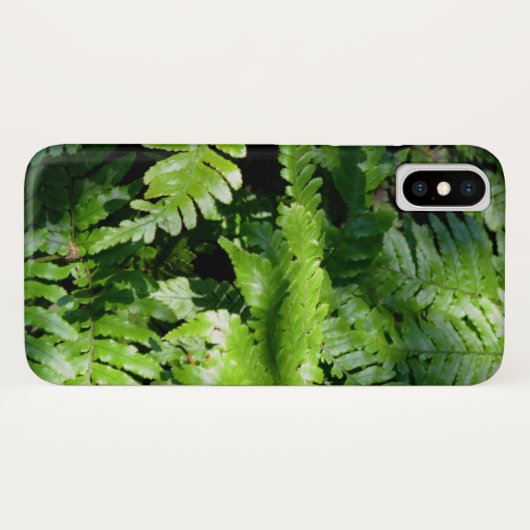 Spring Green Ferns tropische botanische Vegetation Case-Mate iPhone Hülle (Rückseite (Horizontal))