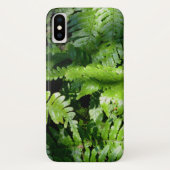 Spring Green Ferns tropische botanische Vegetation Case-Mate iPhone Hülle (Rückseite)
