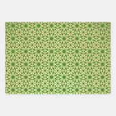 Spring Green & Gold Hyacinth Geschenkpapier Set (Vorderseite 3)