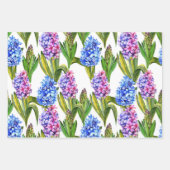 Spring Green & Gold Hyacinth Geschenkpapier Set (Vorderseite)