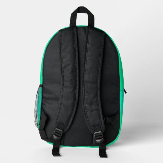 Spring Green Gradient  Bedruckter Rucksack (Rückseite)