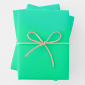 Spring Green Gradient  Geschenkpapier Set (Beispiel)
