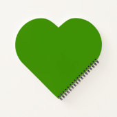 Spring Green Heart Notizblock (Rückseite)