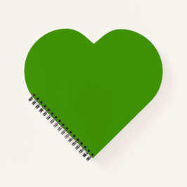 Spring Green Heart Notizblock