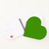 Spring Green Heart Notizblock (Innenseite)