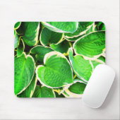 Spring Green Hosta Blätter Mousepad (Mit Mouse)