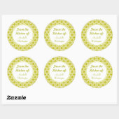 Spring Green Kitchen Stickers (Blatt)