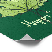 Spring Green Maple Verlasse Nature Lover Poster (Ecke)