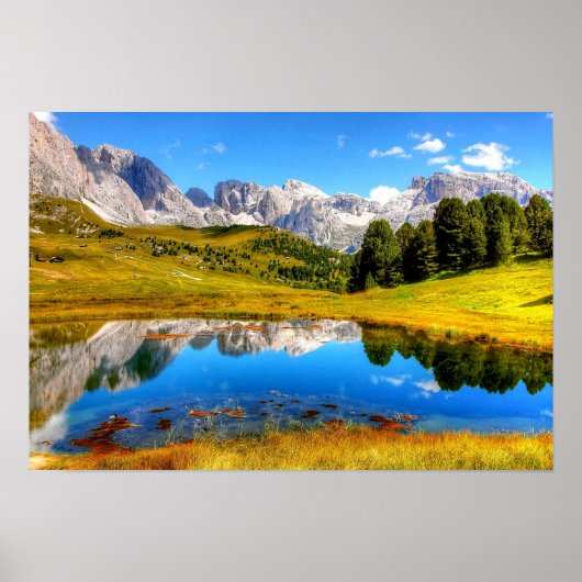 Spring Green Mountain Foto Lake Spring Mountain 4 Poster (Vorne)