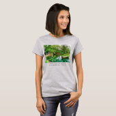 Spring Green Reflections Bibel Verse T - Shirt (Vorne ganz)