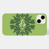 Spring Green Verlasse ästhetische Typografie Case-Mate iPhone Hülle (Rückseite (Horizontal))