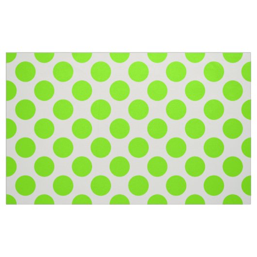 Spring Green & White Polka Dot Muster Stoff (Fat Quarter (45,7 x 55,9 cm))