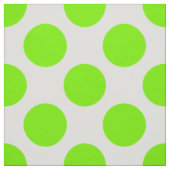 Spring Green & White Polka Dot Muster Stoff (Muster)
