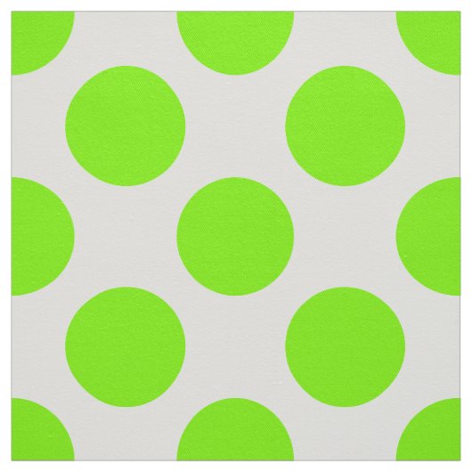Spring Green & White Polka Dot Muster Stoff (Muster)