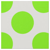 Spring Green & White Polka Dot Muster Stoff (Nahaufnahme)