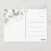 Spring Greenery Danke, Card Postkarte (Rückseite)