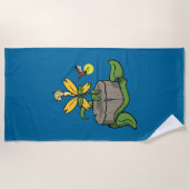 Spring Greet Summer Beach Handtuch (Vorderseite)