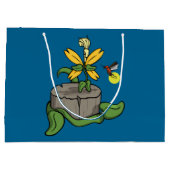 Spring Greet Summer Gift Bag Große Geschenktüte (Rückseite)