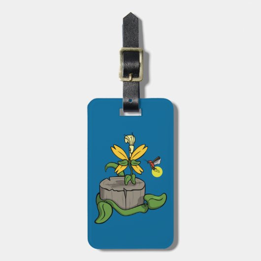 Spring Greet Summer Luggage Tag Gepäckanhänger (Vorderseite vertikal)