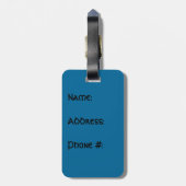 Spring Greet Summer Luggage Tag Gepäckanhänger (Rückseite vertikal)