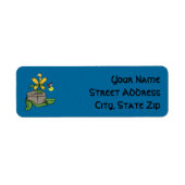 Spring Greet Summer Return Address Label (Vorne)