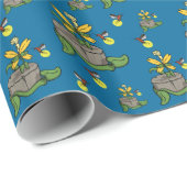 Spring Greet Summer Wrapping Paper Geschenkpapier (Rolleneckpunkt)