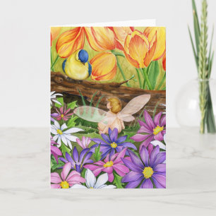 Spring Greetings Card Karte