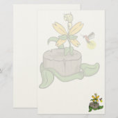 Spring Greets Summer Stationery Briefpapier (Vorne/Hinten)