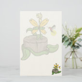 Spring Greets Summer Stationery Briefpapier (Stehend Vorderseite)