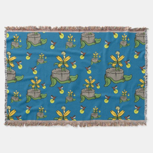 Spring Greets Summer Throw Blanket Decke (Vorderseite)