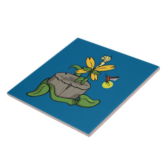 Spring Greets Summer Tile Fliese (Seite)