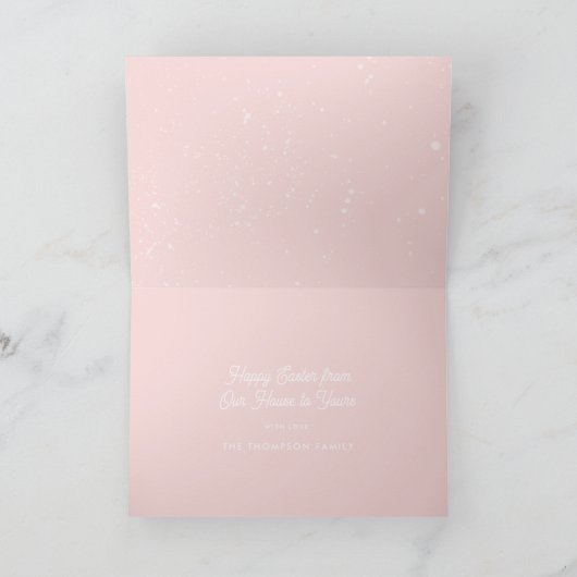 Spring | Happy Easter | House Karte (Innenseite)