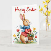 Spring Hare Greeting Card Karte (Gelbe Blume)