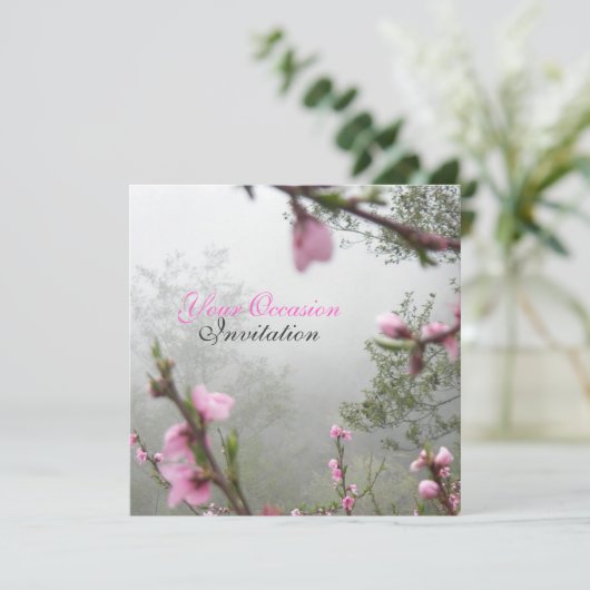 Spring Harmony All-Occasion Custom lädt ein Einladung (Stehend Vorderseite)