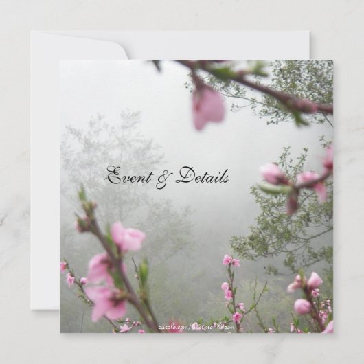 Spring Harmony All-Occasion Custom lädt ein Einladung (Rückseite)