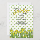 Spring hat Birthday Party Einladung (Vorderseite)