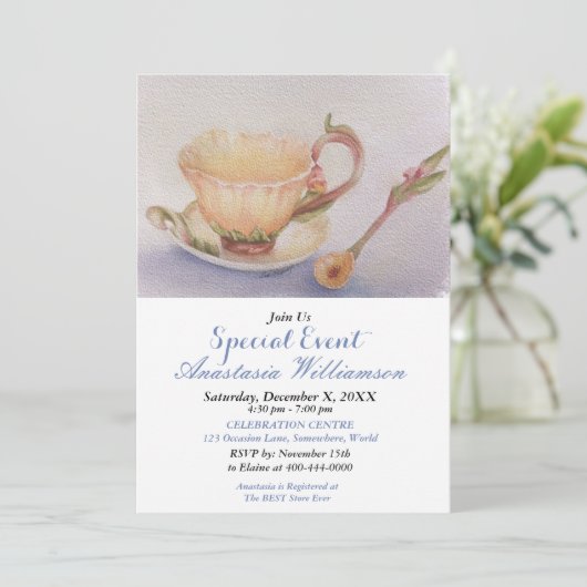 SPRING-HAUS-PARTY-EREIGNIS EINLADUNG (Stehend Vorderseite)